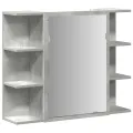 Ensemble de meubles de salle de bain 3 pcs gris béton