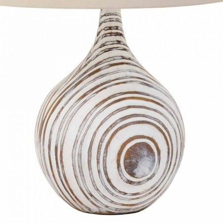 Desk lamp Alexandra House Living White Polyresin 220-240 V 14 x 25 x 1