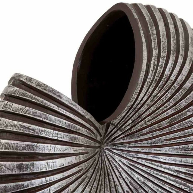 Vase Alexandra House Living Grau Silber Polyesterharz 20 x 41 x 46 cm