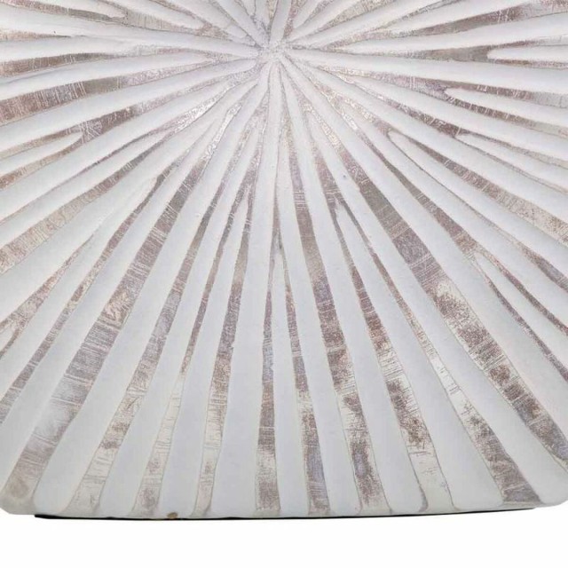 Vase Alexandra House Living Silberfarben Polyesterharz 13 x 35 x 38 cm