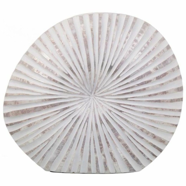 Vaas Alexandra House Living Zilverkleurig Polyresin 13 x 35 x 38 cm