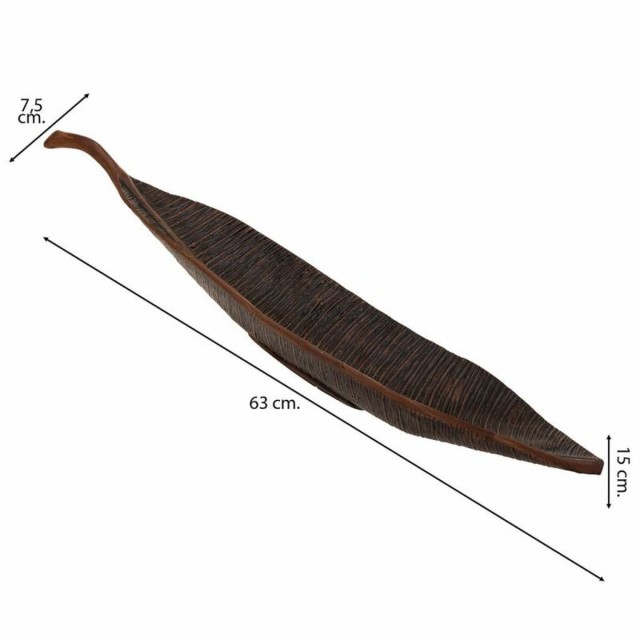 Centerpiece Alexandra House Living Brown Polyresin 7 x 15 x 63 cm Shee