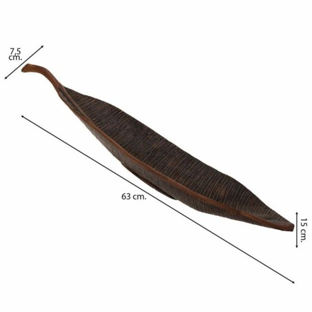 Centrotavola Alexandra House Living Marrone Poliresina 7 x 15 x 63 cm