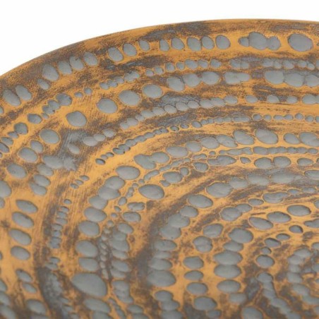 Middenstuk Alexandra House Living Grijs Gouden Polyresin 5 x 40 x 40 c