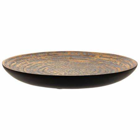 Centro de Mesa Alexandra House Living Gris Dorado Poliresina 5 x 40 x