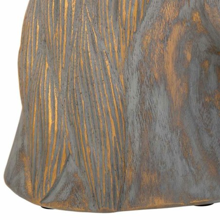 Decoratieve figuren Alexandra House Living Grijs Gouden Paard 15 x 31