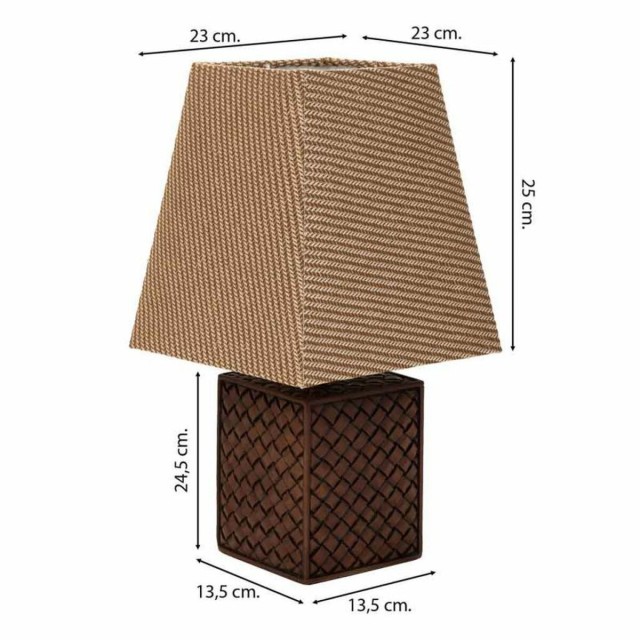 Lampada da tavolo Alexandra House Living Marrone Poliresina 220-240 V