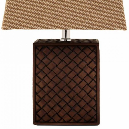 Lampada da tavolo Alexandra House Living Marrone Poliresina 220-240 V