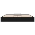  Cadre de lit ottoman sans matelas noir 160x200 cm velours