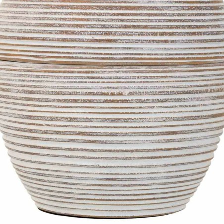 Scatola Decorativa Alexandra House Living Bianco Poliresina 19 x 23 x