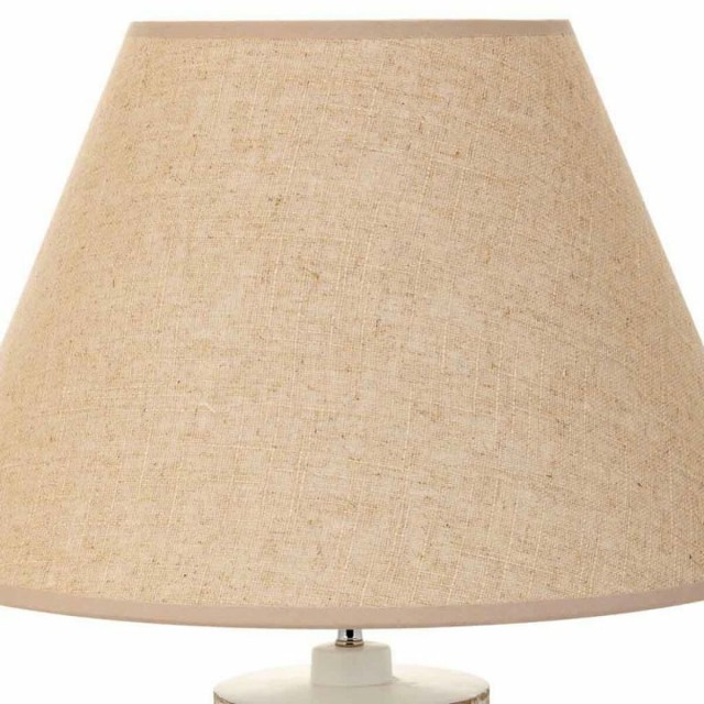 Tischlampe Alexandra House Living Beige Polyesterharz 220-240 V 14 x 5