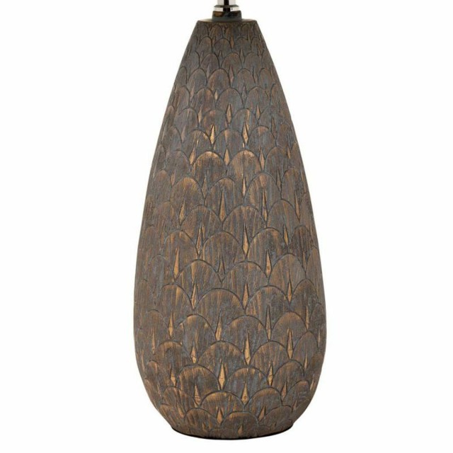 Lampe de bureau Alexandra House Living Argent Polyrésine 220-240 V 18