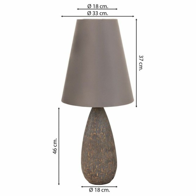 Bureaulamp Alexandra House Living Zilver Polyresin 220-240 V 18 x 46 x