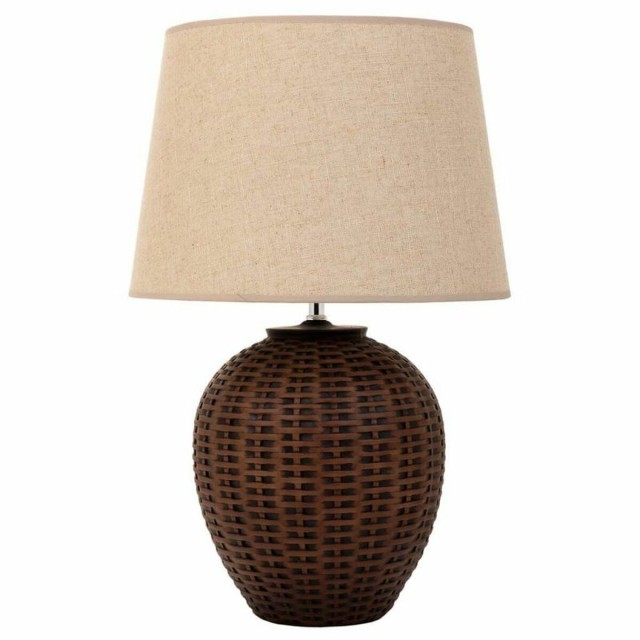 Desk lamp Alexandra House Living Brown Polyresin 220-240 V 27 x 40 x 2