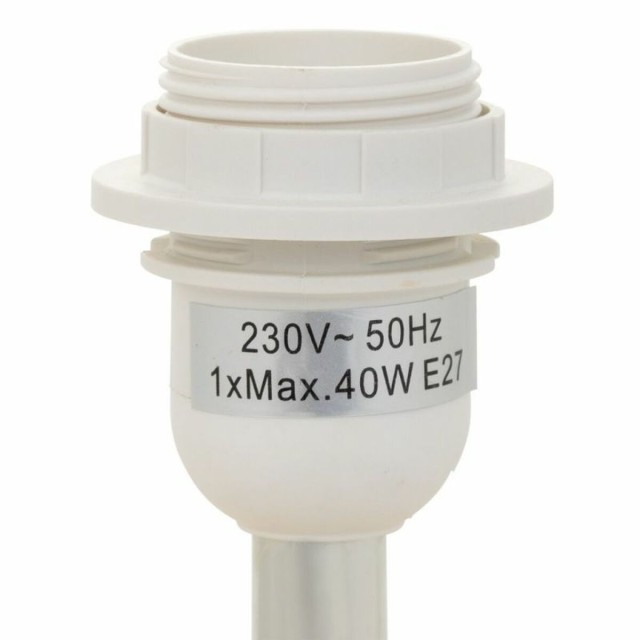 Lámpara de mesa Alexandra House Living Blanco Poliresina 220-240 V 18