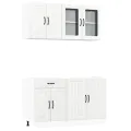 Ensemble d'armoires de cuisine 4 pcs Kalmar bois d'ingénierie