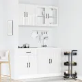 Ensemble d'armoires de cuisine 4 pcs Kalmar bois d'ingénierie