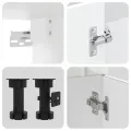 Ensemble d'armoires de cuisine 4 pcs Kalmar bois d'ingénierie