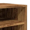 Armoires à chaussures 2 pcs vieux bois bois d'ingénierie