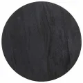 Table d'appoint noir Ø40x40 cm bois de manguier massif