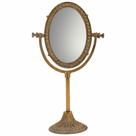 Mirror with Mounting Bracket Alexandra House Living Gold Resin 9 x 30