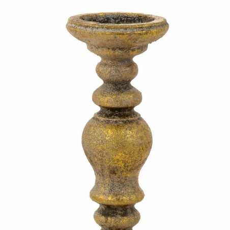 Candlestick Alexandra House Living Golden Resin 16 x 46 x 16 cm
