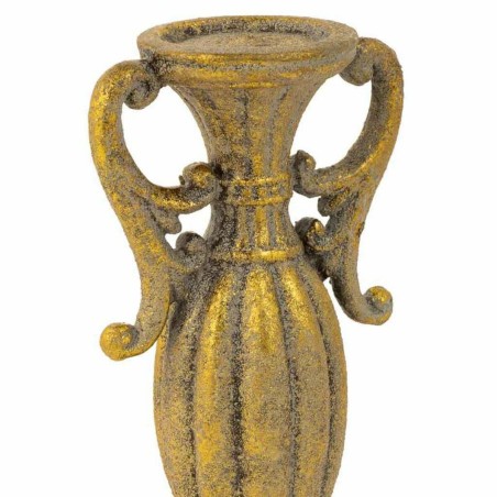 Candlestick Alexandra House Living Golden Resin 14 x 33 x 14 cm