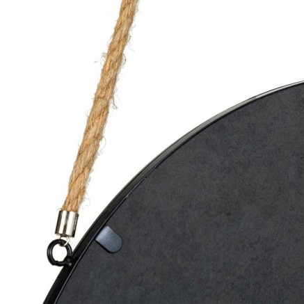 Miroir mural Alexandra House Living Noir 1 x 60 x 60 cm Cercle 2