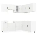 Ensemble d'armoires de cuisine 11 pcs Lucca bois d'ingénierie
