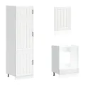 Ensemble d'armoires cuisine 7pcs Kalmar blanc bois d'ingénierie