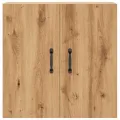 Armoire murale chêne artisanal 60x31x60 cm bois d'ingénierie