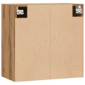 Armoire murale chêne artisanal 60x31x60 cm bois d'ingénierie