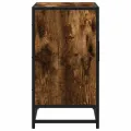 Armoire de lavabo de salle de bain chêne fumé 65x33x60 cm