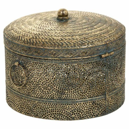 Set decoratieve dozen Alexandra House Living Gouden Ijzer 24 x 25 x 19