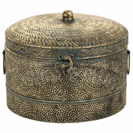 Set di Scatole Decorative Alexandra House Living Dorato Ferro 24 x 25