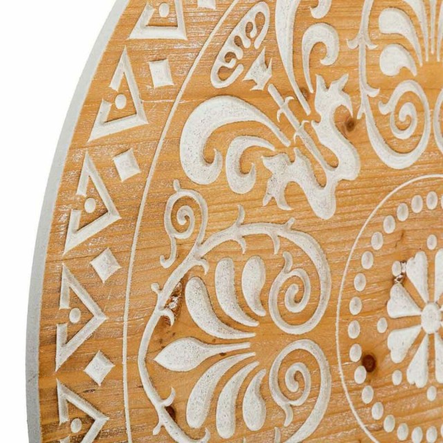 Wall Decoration Alexandra House Living Brown Fir wood MDF Wood 60 x 60