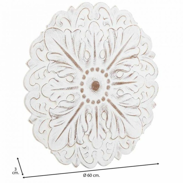 Decorazione da Parete Alexandra House Living Bianco Legno di abete Leg