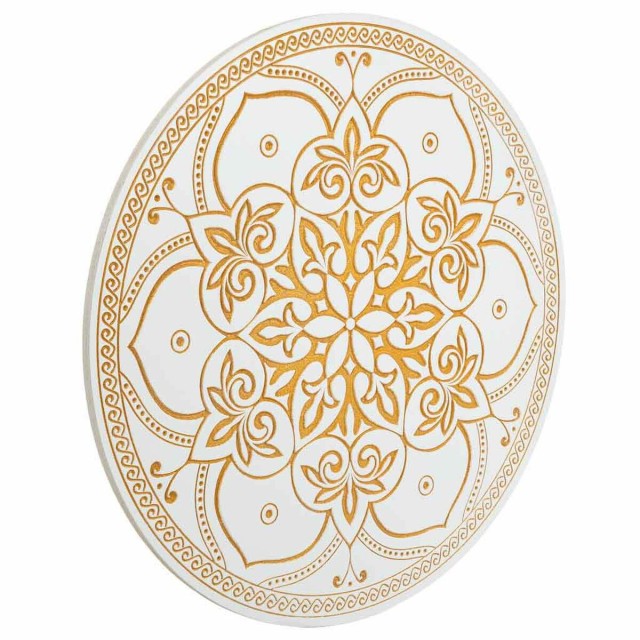 Wall Decoration Alexandra House Living White Fir wood MDF Wood 2 x 60