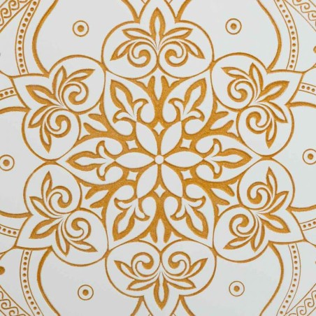 Decoración de Pared Alexandra House Living Blanco Madera de abeto Mad