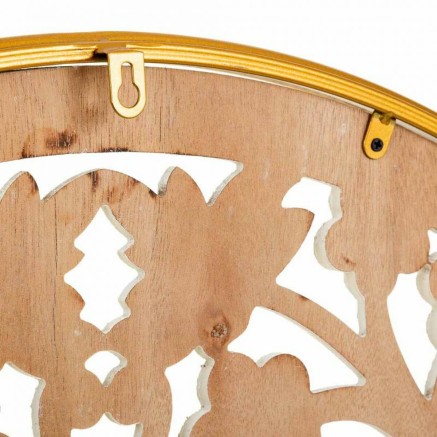 Decorazione da Parete Alexandra House Living Bianco Metallo Legno MDF 2