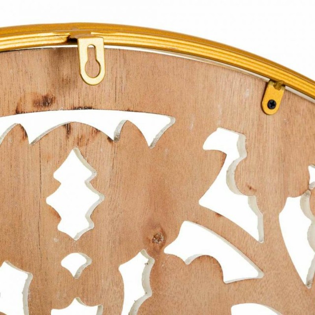 Decoración de Pared Alexandra House Living Blanco Metal Madera MDF 3