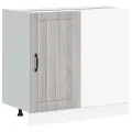 Meuble de base de lavabo Lucca sonoma gris bois d'ingénierie