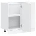 Meuble de base de lavabo Lucca sonoma gris bois d'ingénierie