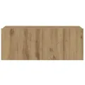 Meubles TV muraux 3 pcs chêne artisanal bois d'ingénierie