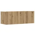 Ensemble de meuble TV mural 2 pcs chêne artisanal