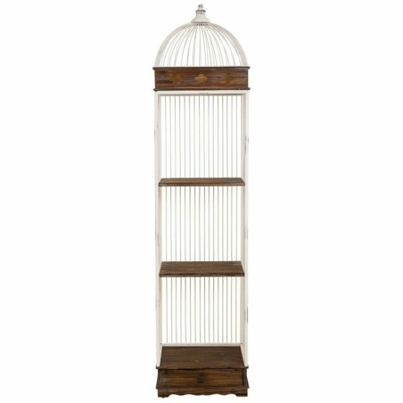 Scaffale Alexandra House Living Bianco Metallo Legno MDF 31 x 172 x 41