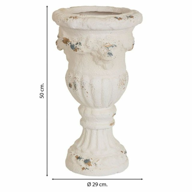 Vase Alexandra House Living Blanc Oxyde de magnésium 29 x 50 x 29 cm