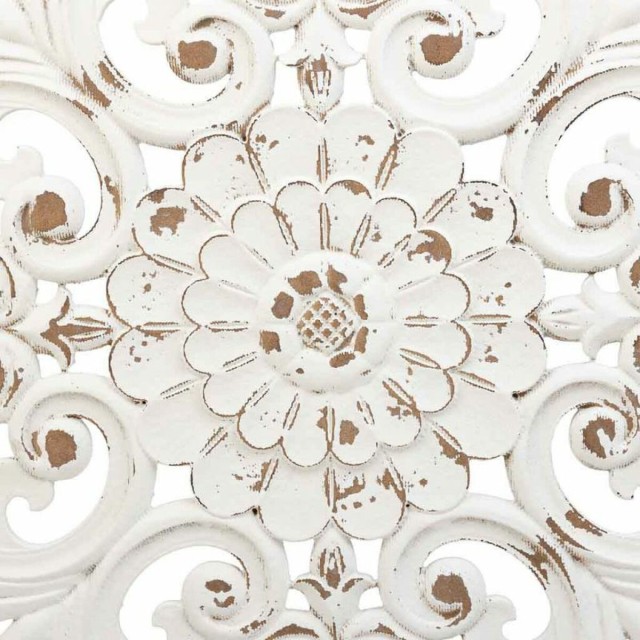 Decoración de Pared Alexandra House Living Blanco Madera de abeto Mad