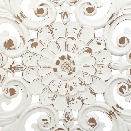 Decoración de Pared Alexandra House Living Blanco Madera de abeto Mad