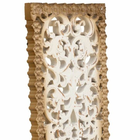 Wanddecoratie Alexandra House Living Wit Hout MDF 2 x 108 x 27 cm